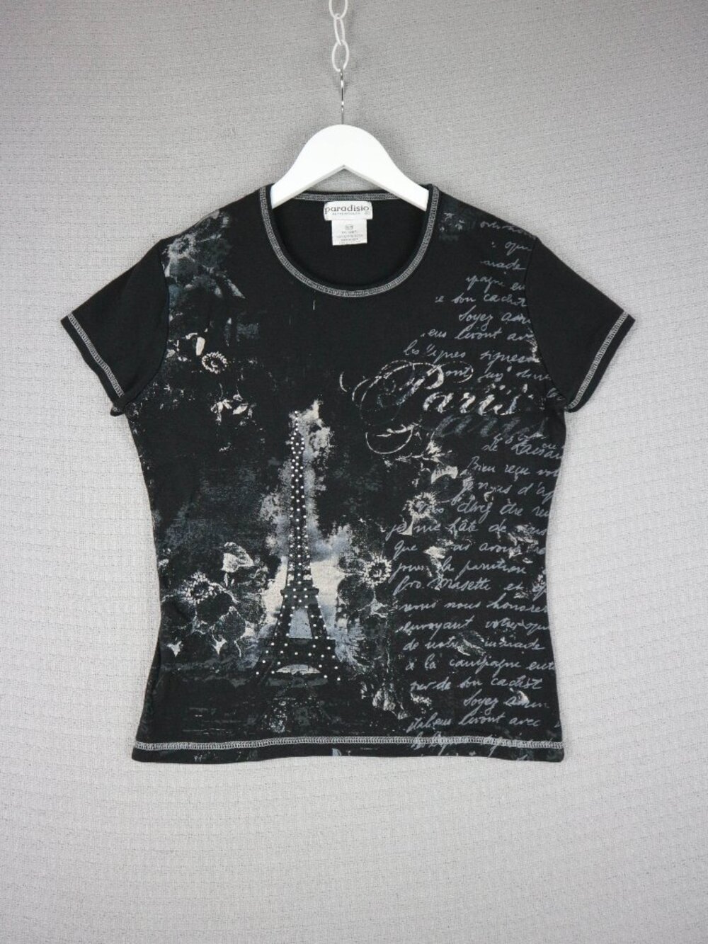 Paradisio Paris Y2K Style Shirt Womens Medium